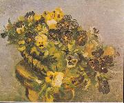 Vincent Van Gogh Tambourine with Pansies Spain oil painting artist